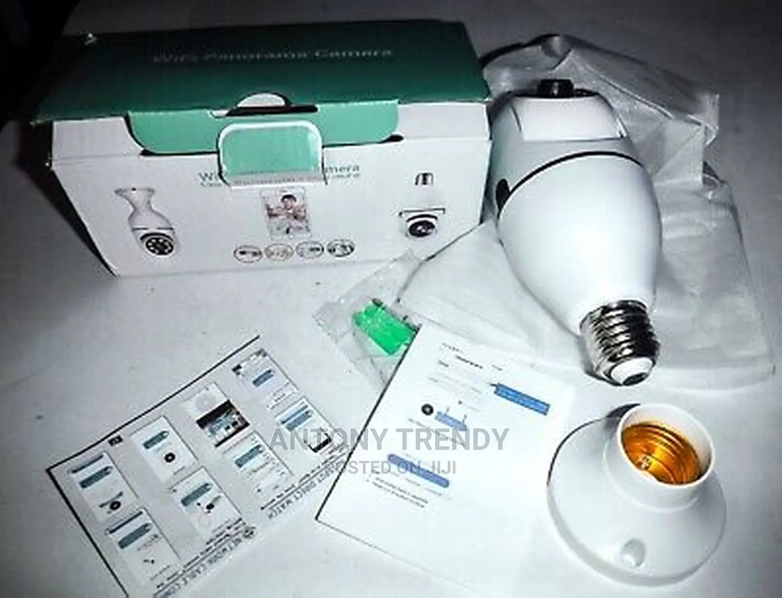 Wifi HD Panoramic Camera With E27 Bulb Connection