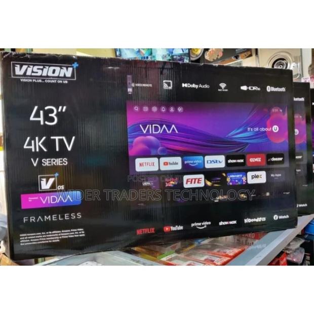 Vision Plus 43′′ Smart UHD Frameless VIDAA TV - thumbnail 2