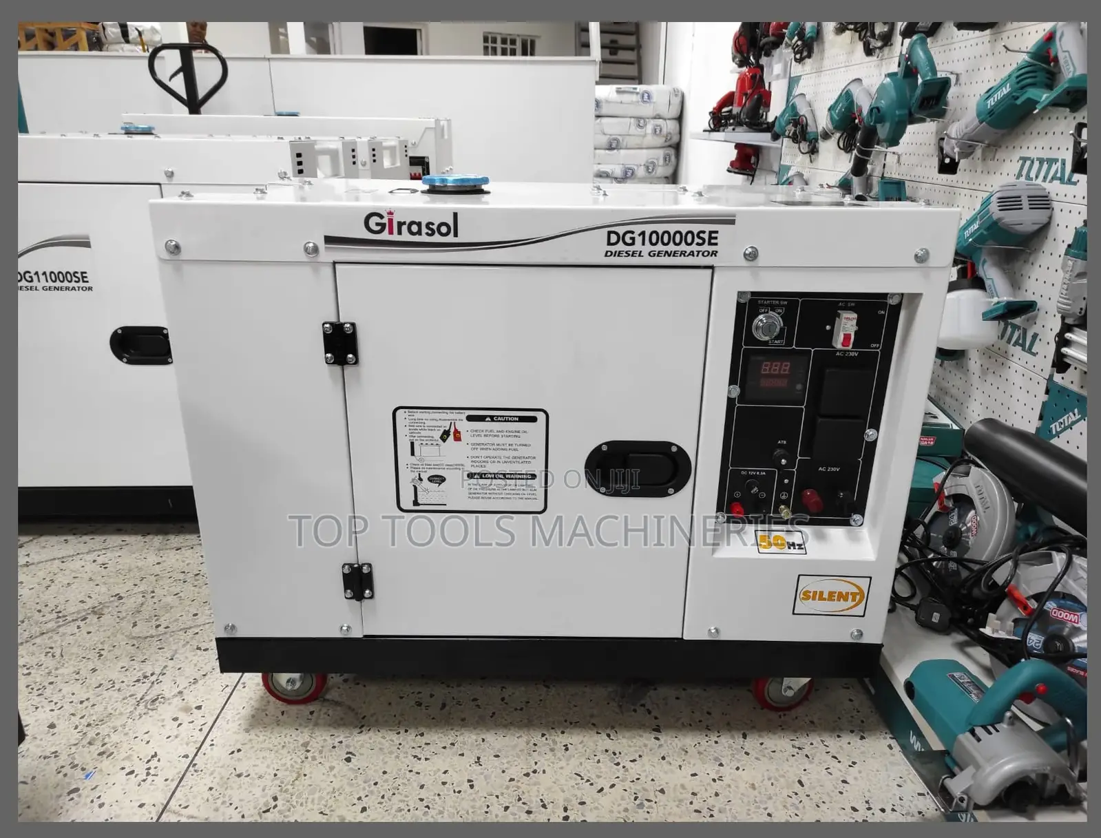 Diesel Silent Generator Dg10000se- 10kva With Ats