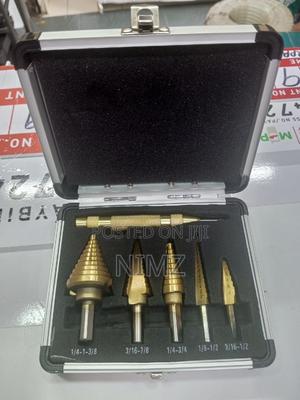 6pcs Step Drill Bits Titanium - thumbnail 2