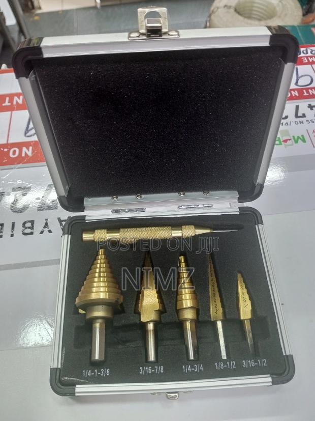 6pcs Step Drill Bits Titanium - thumbnail 3