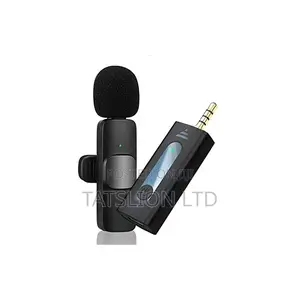 Wireless 3.5mm Lapel Noise Reduction Microphone