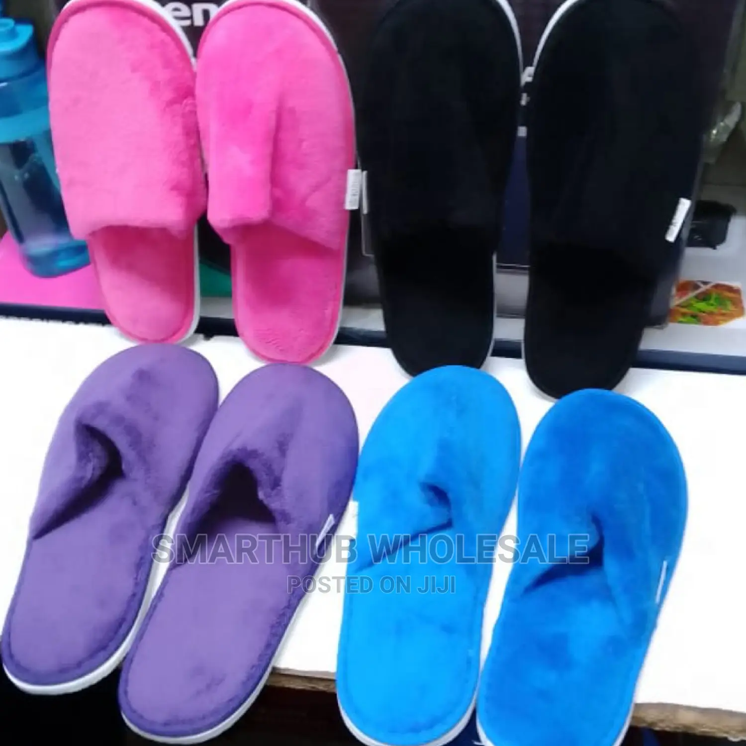 Indoor Slippers Pink,Black,Blue,