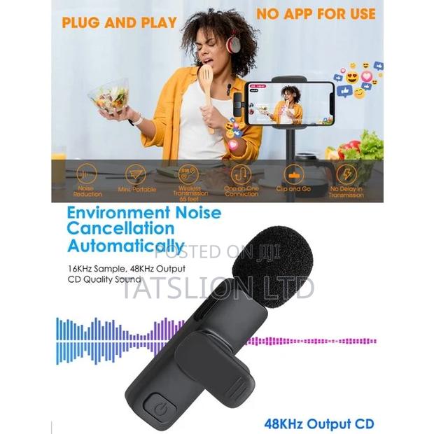 iPhone Wireless Microphone Sinle - main view