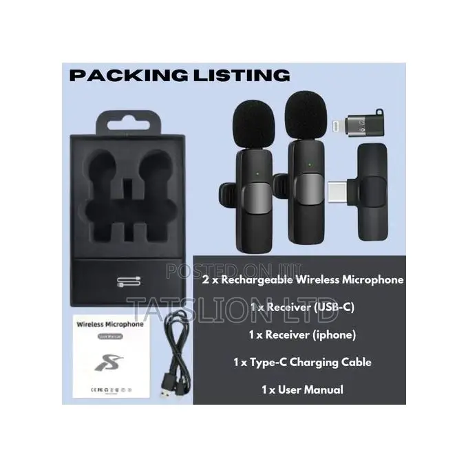  Dual Wireless Microphone
