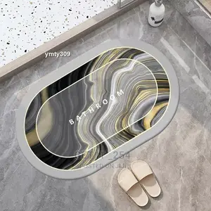 Oval Bathroom/Door Mat
Size: 40*60cm