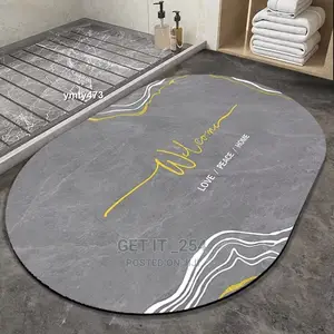 Oval Bathroom/Door Mat
Size: 40*60cm