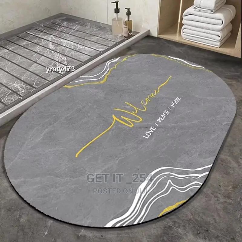 Oval Bathroom/Door Mat
Size: 40*60cm