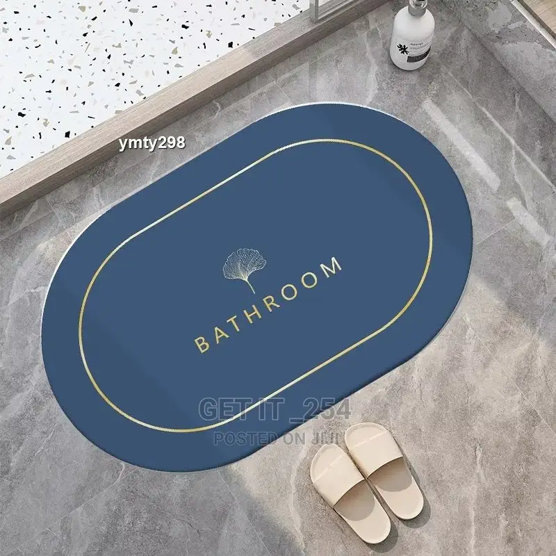 Oval Bathroom/Door Mat
Size: 40*60cm
