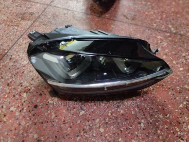 VW Golf MK-7 Right Xenon Headlight (With DRL)