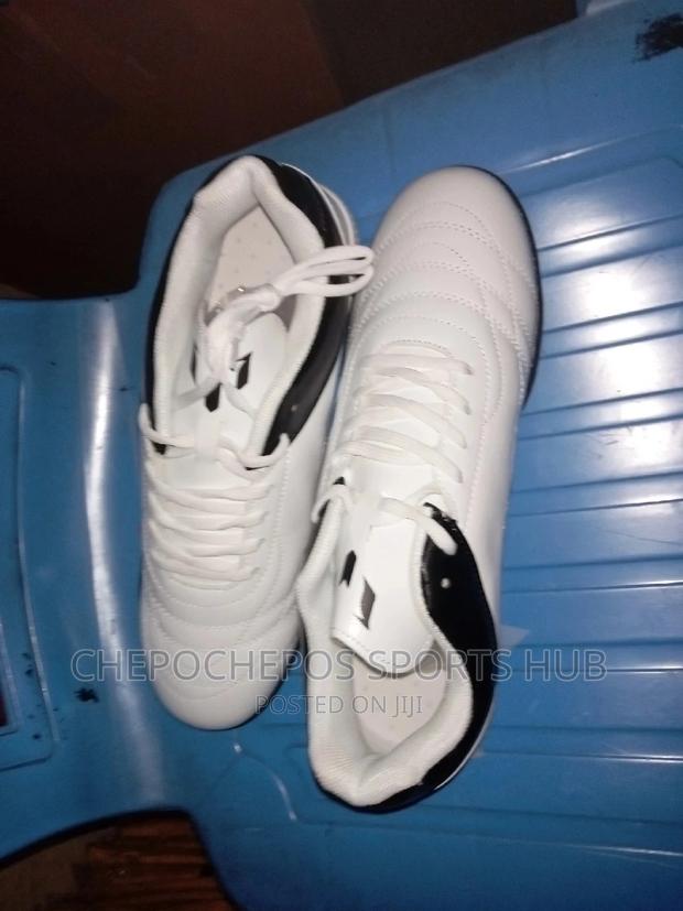 White Imported Football Trainers Boots - thumbnail 3