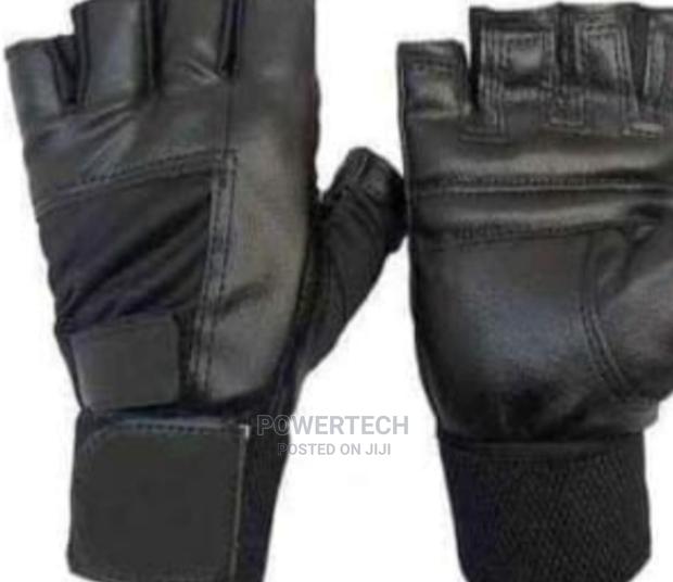 Leather Gym Gloves/Cycling Gloves - thumbnail 3