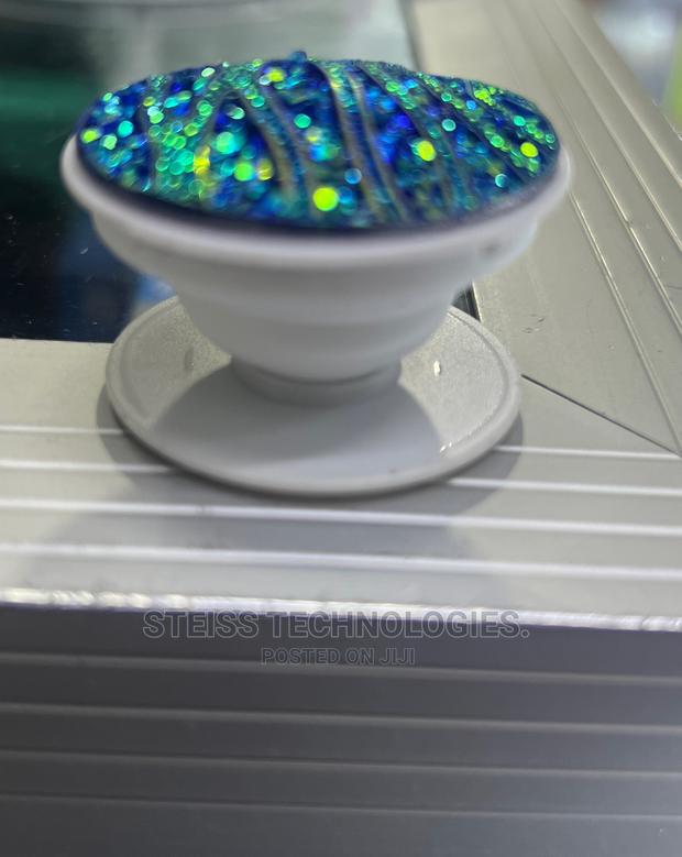Blue Fancy Pop Socket. - thumbnail 4