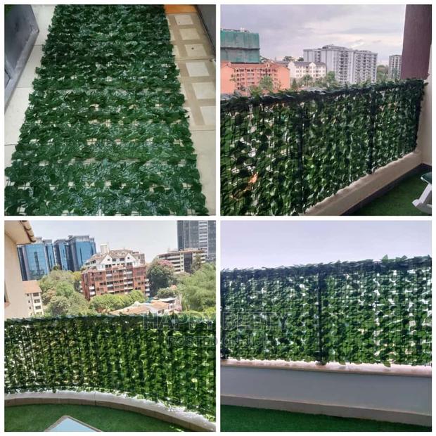 Green Leafy Artificial Fence