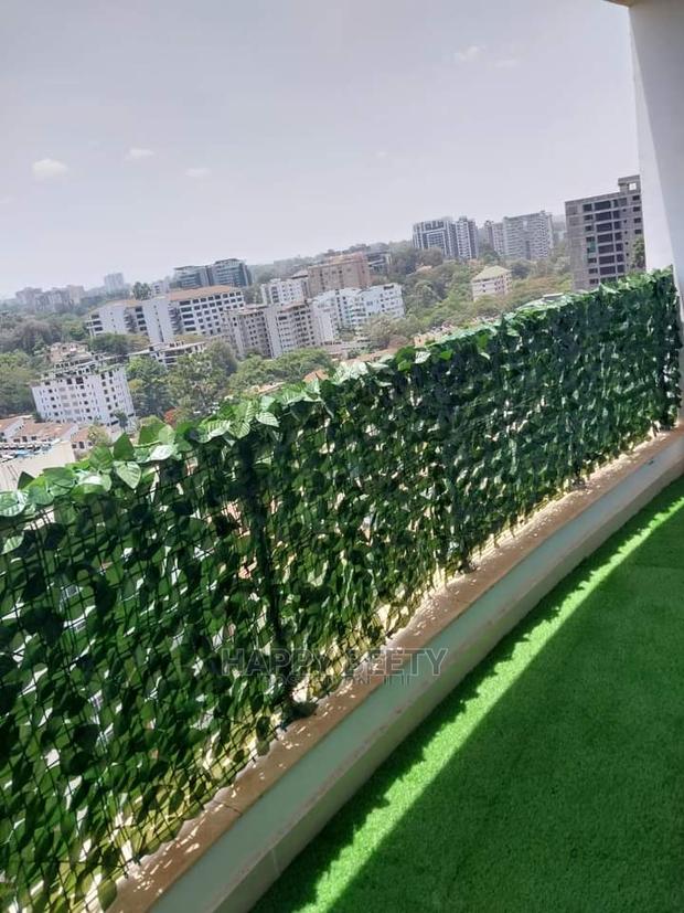 Artificial Leafy Balcony Fence