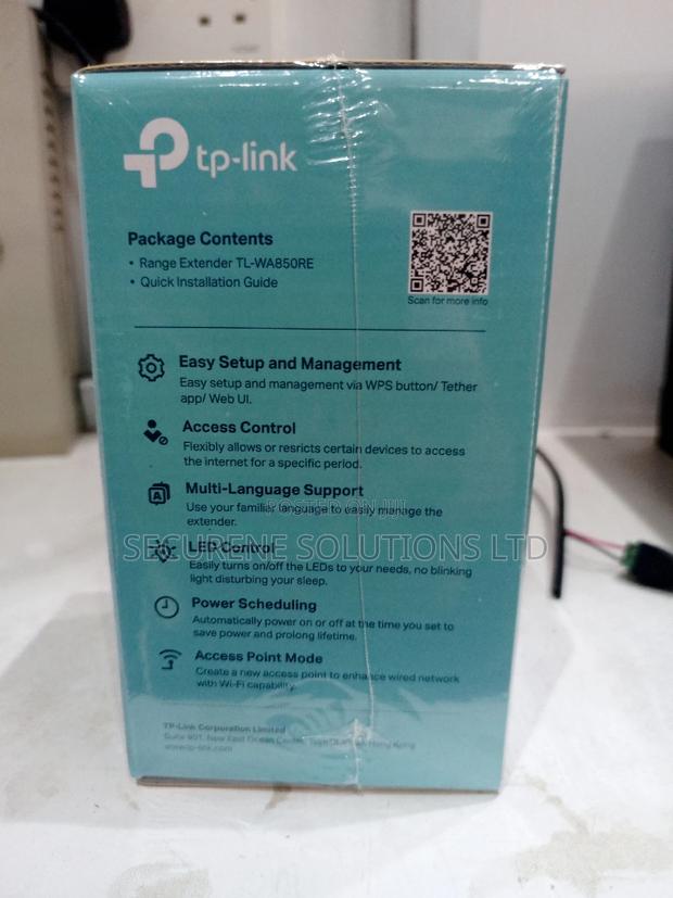Tplink 300mbps Wireless N Wall Plugged Range Extender TL - thumbnail 2