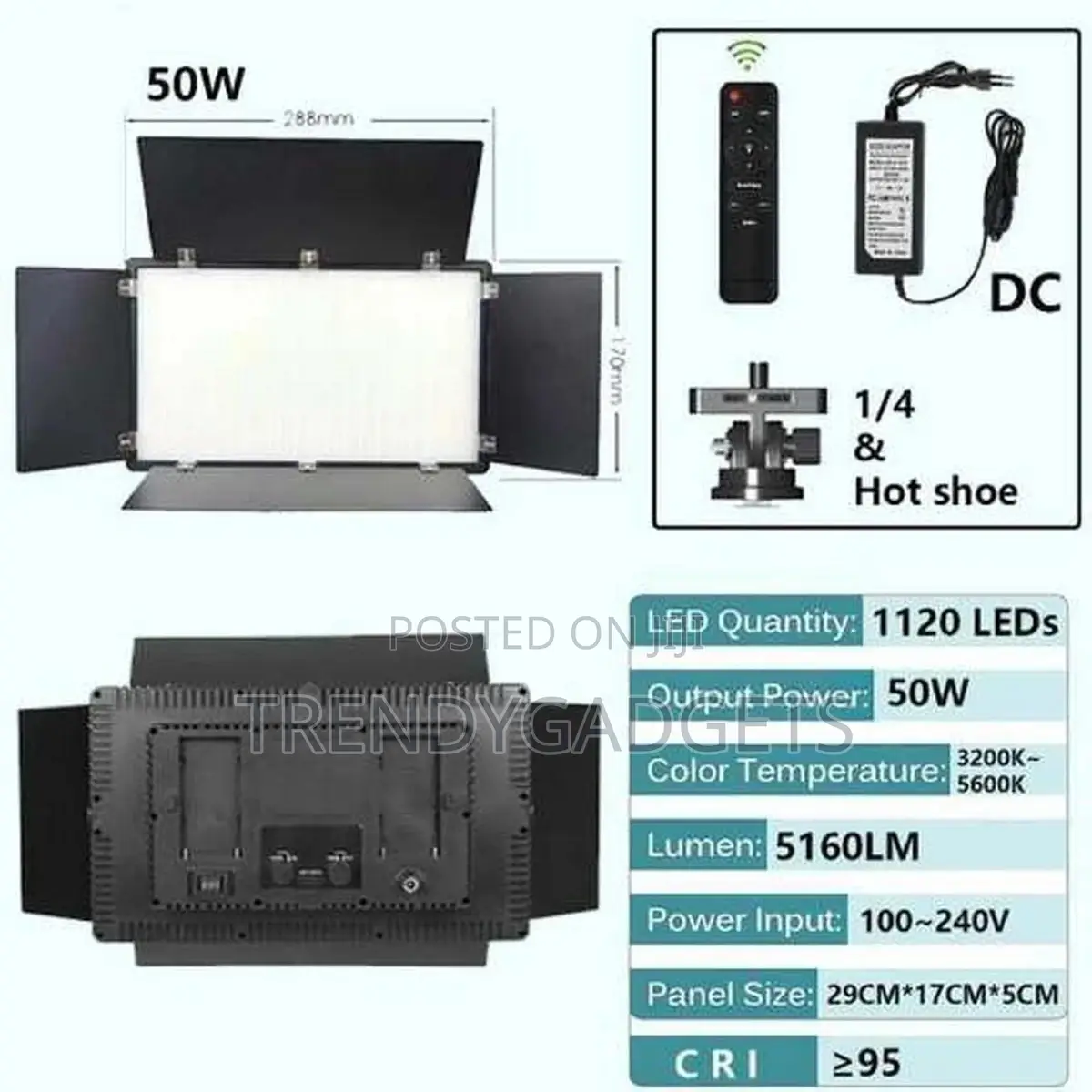 Professional LED 600 PRO With Battery Charger (KIT)