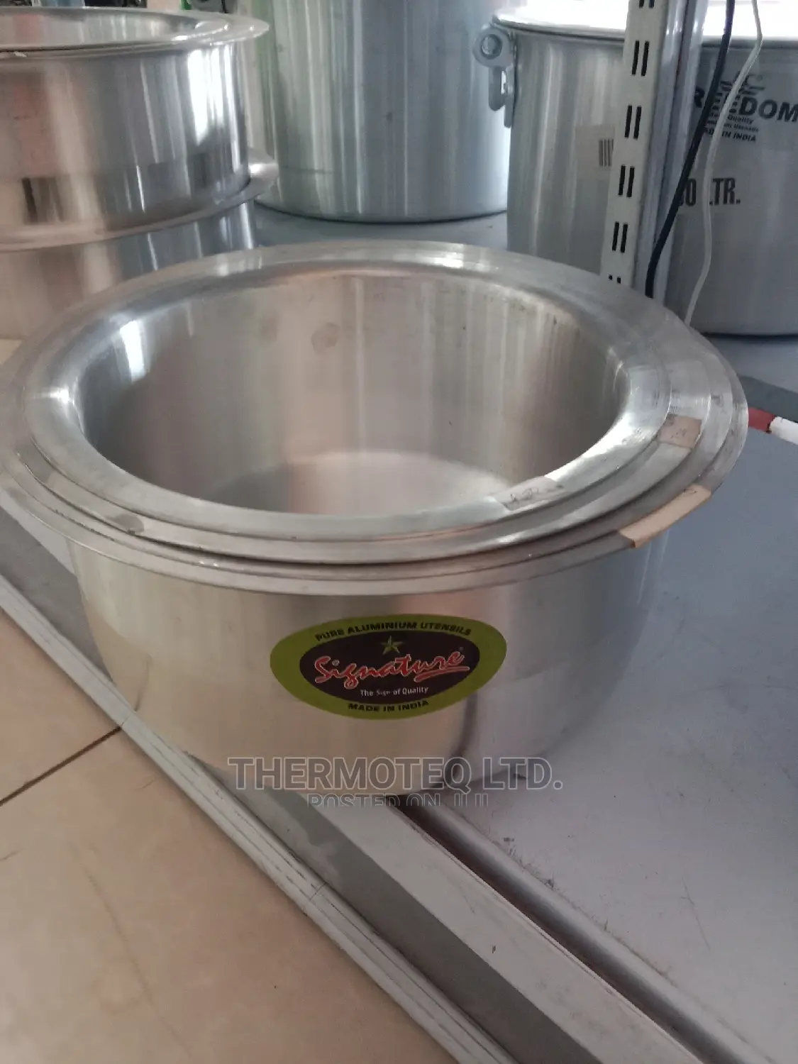 4 Sets Sufuria Cooking Utensils Signature Brand 40l,32l