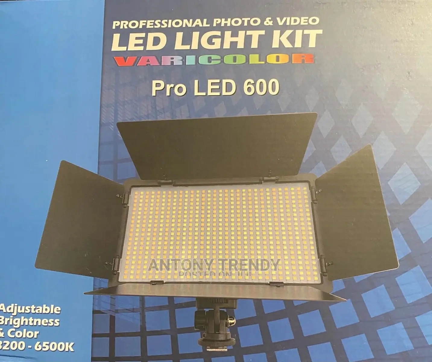 Professional Led Light Kit Pro Led 600 With Stand