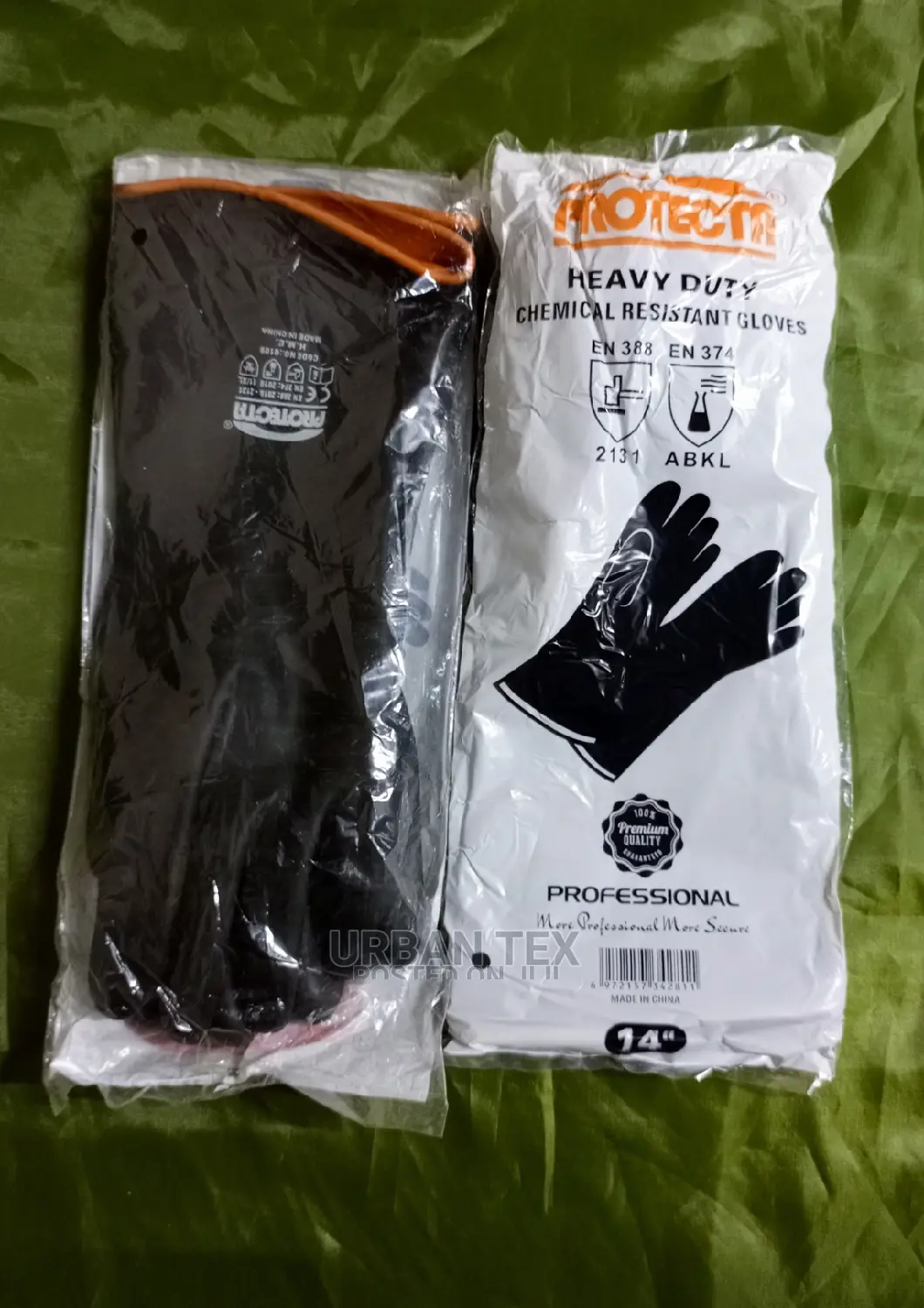 14 Inches PVC Grip Latex Rubber Gloves in Nairobi Central Safetywear