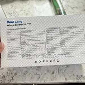 Dual Lens Vehicle Blackbox DVR Full HD 1296P Camera