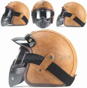 Open Face Helmet Motorcycle Riding Safety Carbon Fiber