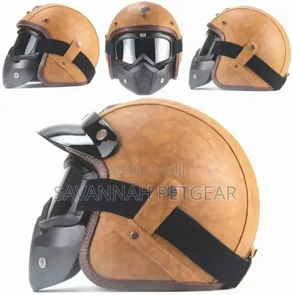 Open Face Helmet Motorcycle Riding Safety Carbon Fiber