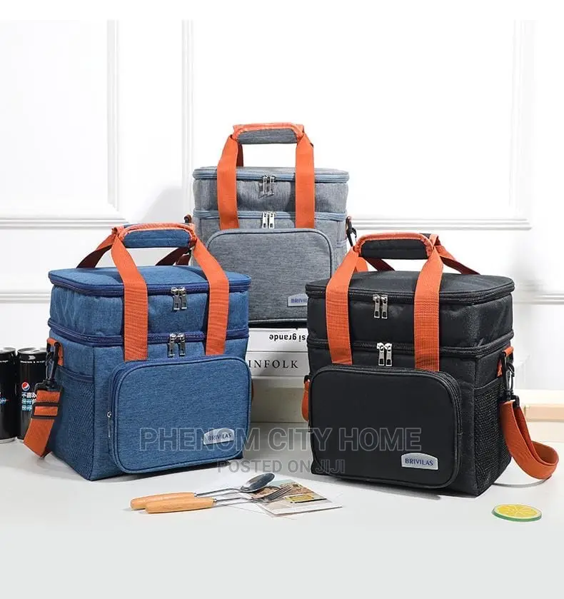 Double Compartment Insulated Lunch