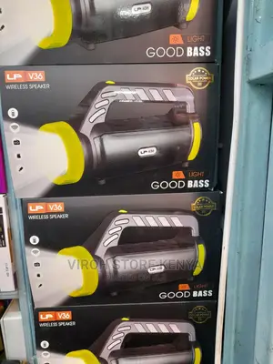 LP V36 Good Bass Solar Security Torch With Speaker