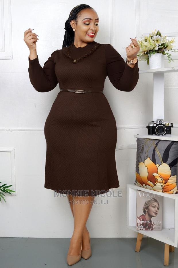 High Quality Fabric Skater Dress - main view