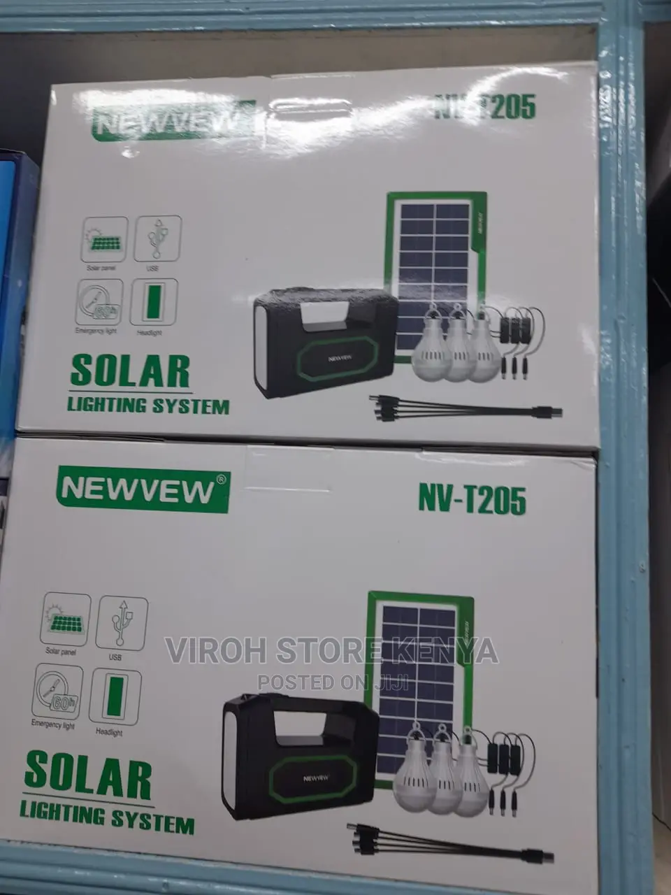 Three Bulbs Complete Solar Lighting System