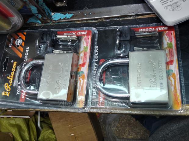 Offer Two Pieces Rolinson 70mm Padlocks Anti-Theft 4 Keys