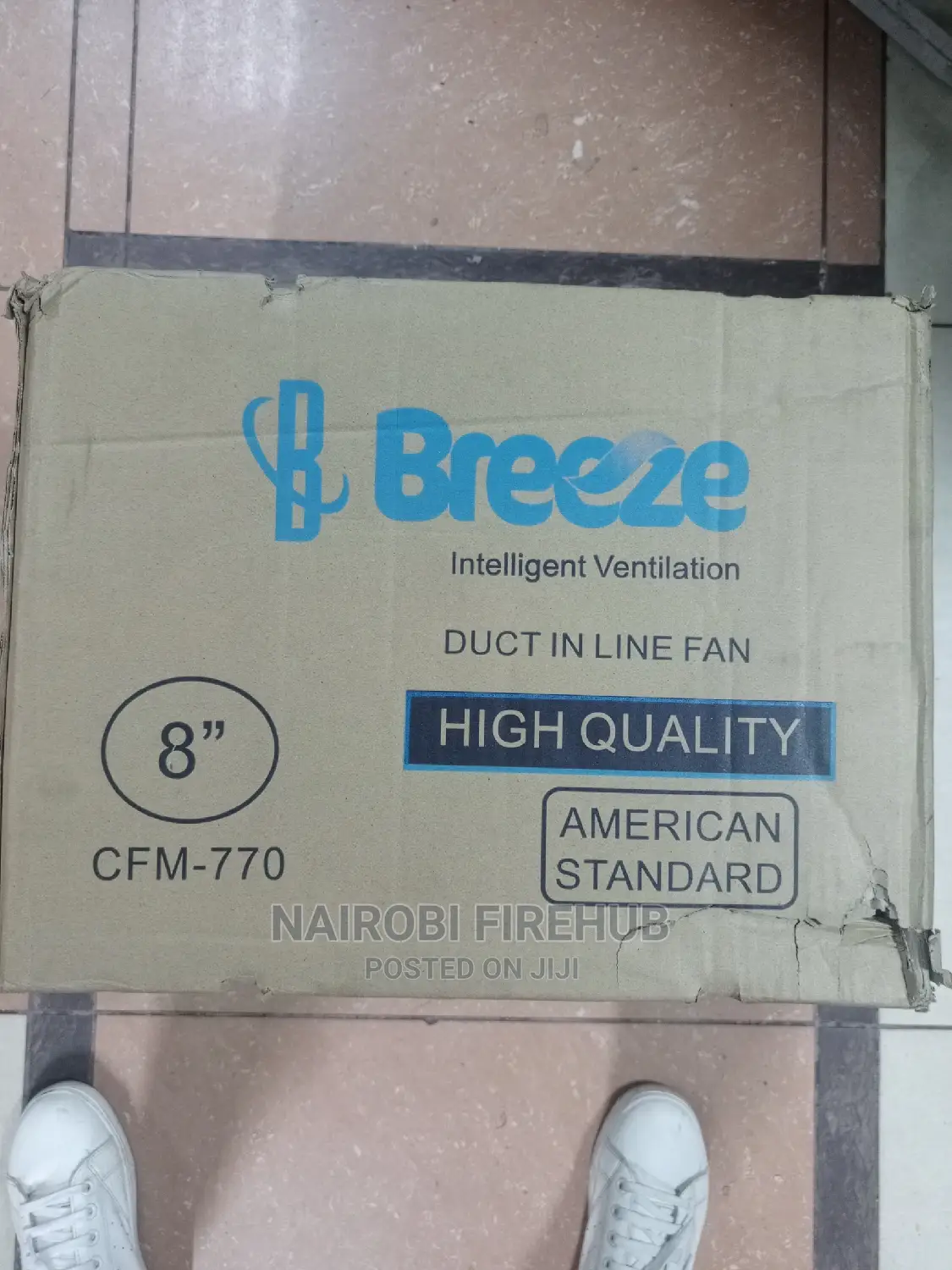 200mm (8") Inline Metallic Extractor Fan