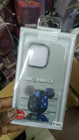 Fashion Shiny Phone Case Bearbrick Case for iPhone 14 Pro C