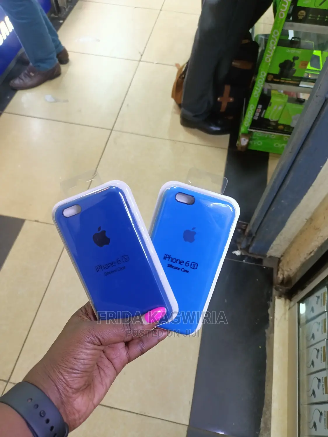 Blue Silicone Case for iPhone 6s