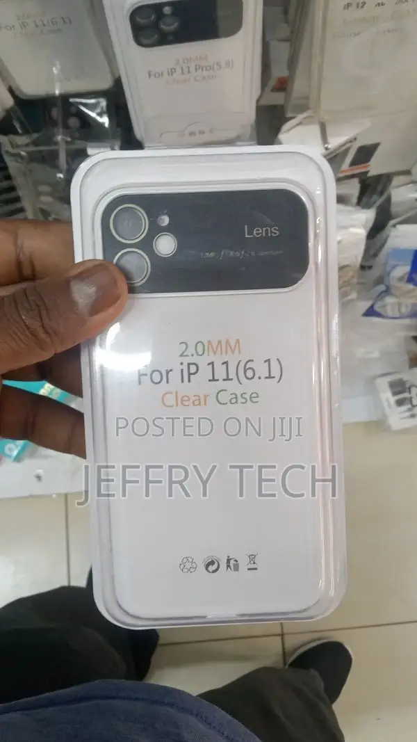 2mm Thick Clear TPU Phone Case for iPhone 11