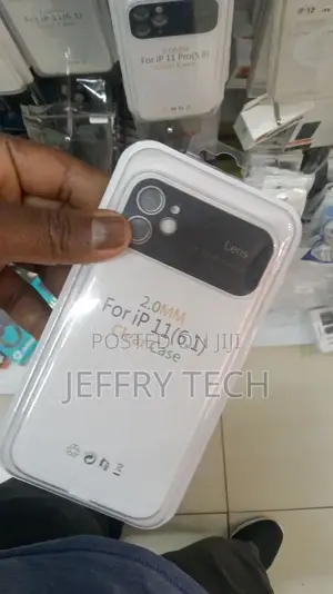 2mm Thick Clear TPU Phone Case for iPhone 11