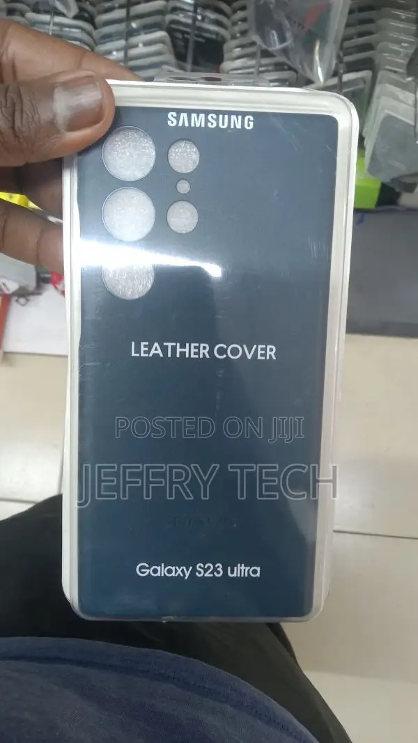 Leather Blue Case for Samsung Galaxy S23 Ultra Case