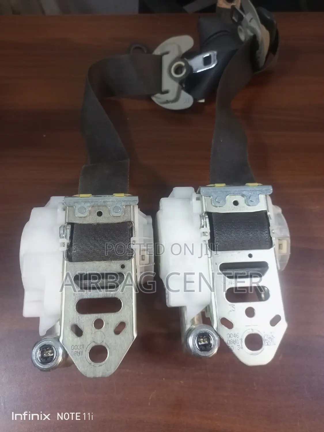 Toyota Fielder 2007/2008 Safety Belts