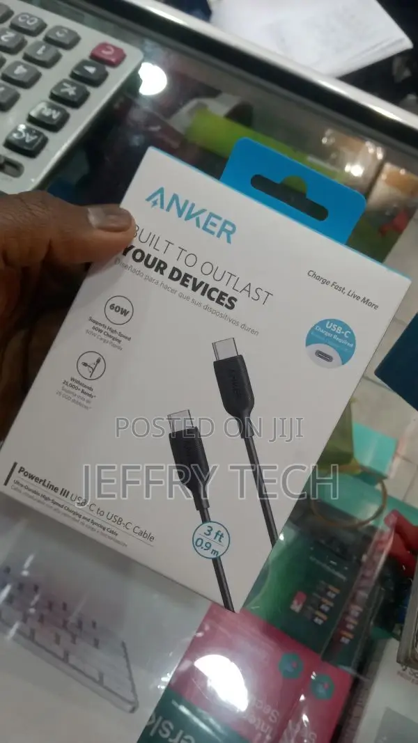 Anker Powerline III 6ft 100W USB-C to USB-C Cable – A8856 –
