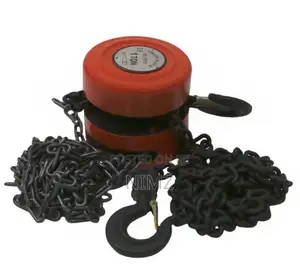 1 Ton Chain Lifting Block Tackle Hoist Heavy Duty Load