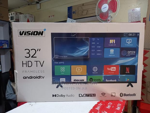 Vision PLUS 32 Inch Smart Android Frameless HD TV Vp8832s - thumbnail 3