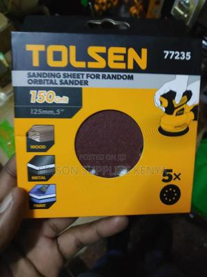 Sand Paper Sanding Sheets for Random Orbital Sander 150 Grit - thumbnail 2