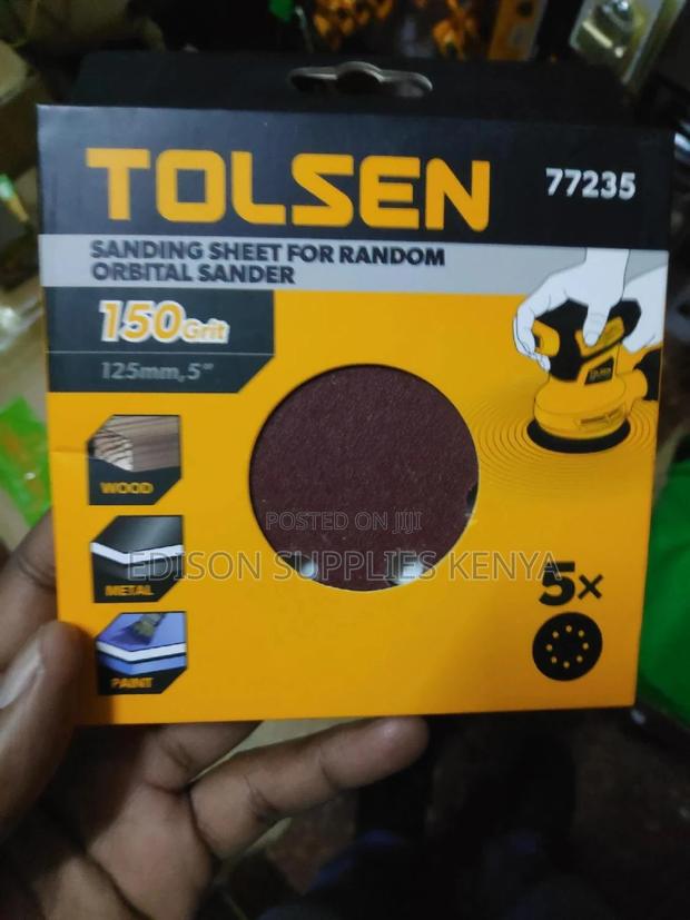 Sand Paper Sanding Sheets for Random Orbital Sander 150 Grit - main view