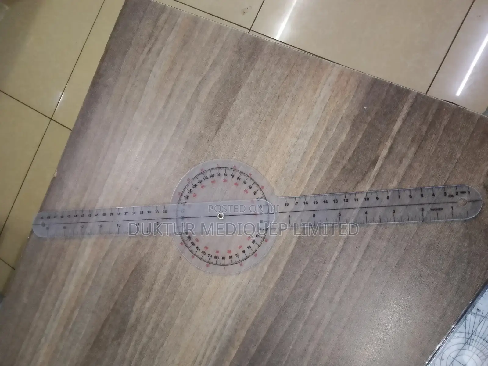 Goniometer Medical Joint Ruler Calibrated Orthopedic 49cm