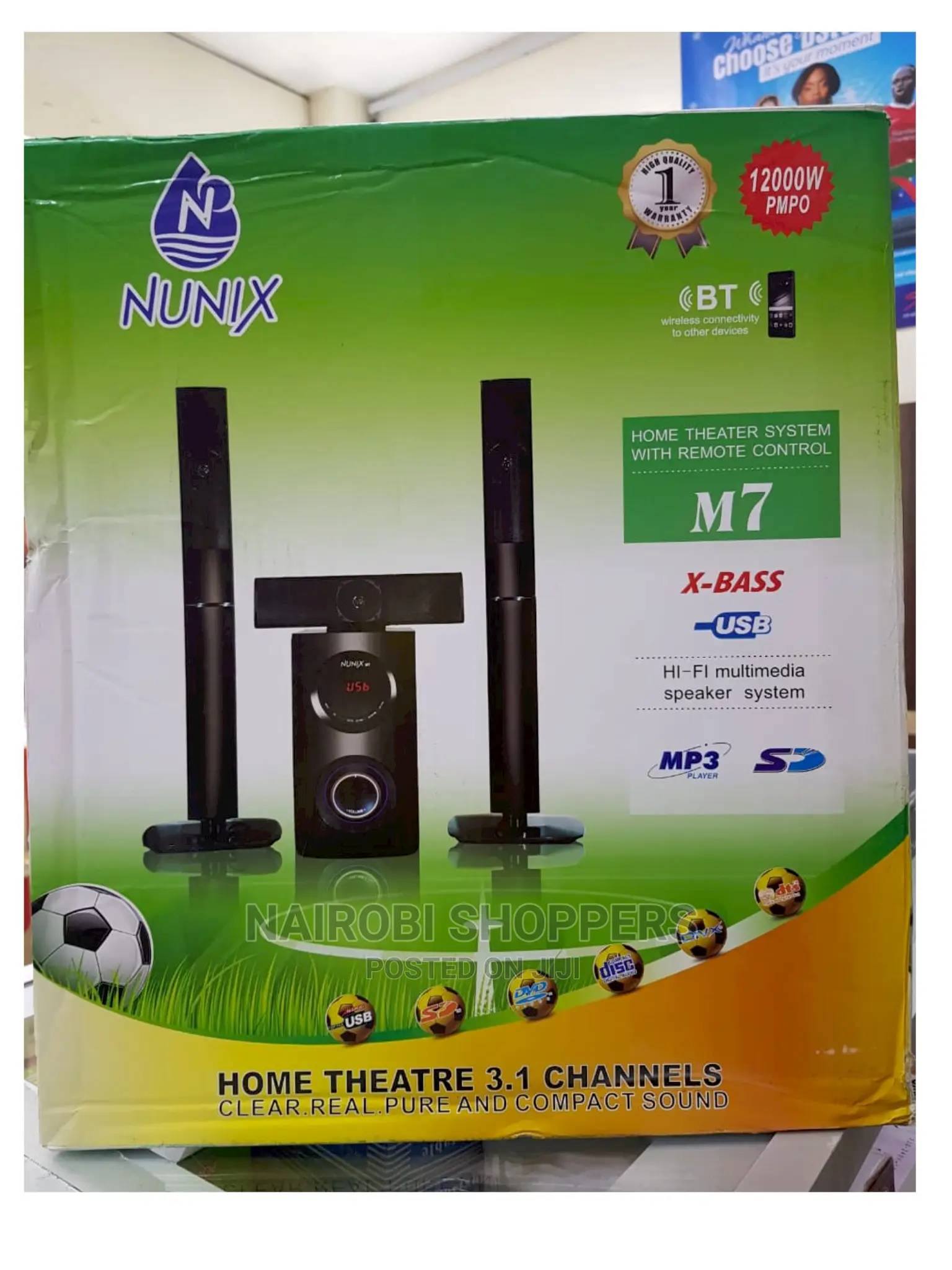 Nunix M7 Sound System 3.1channel