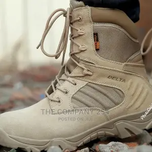 Designer Quality Autumn Men Military Delta Boots