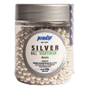 Sliver Ball Vegetarian 4mm - Now Available in 50grms - main view