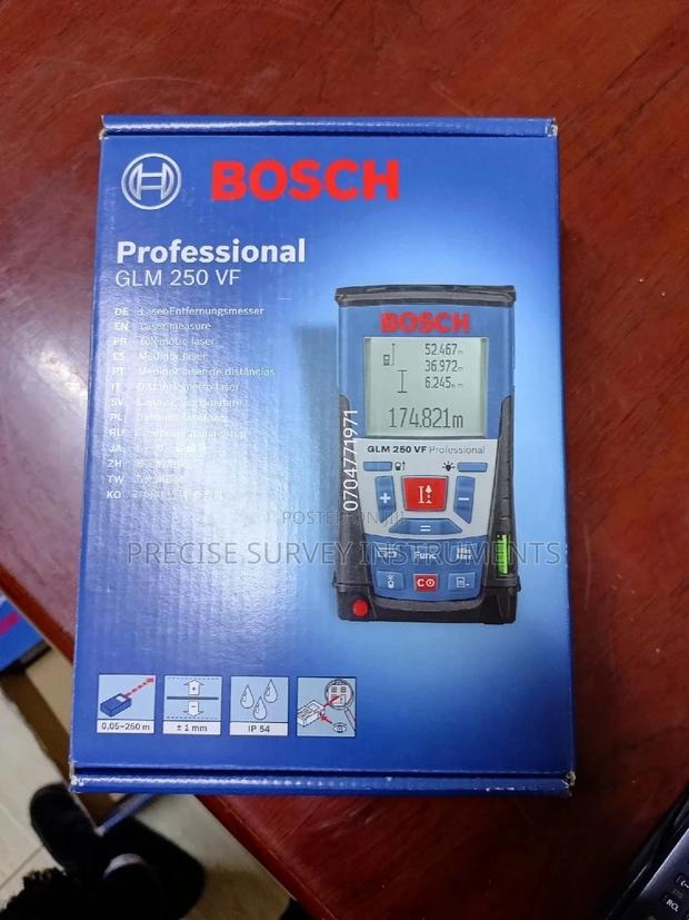 Bosch GLM 250 Vf Laser Distance Meter 250m Range - main view