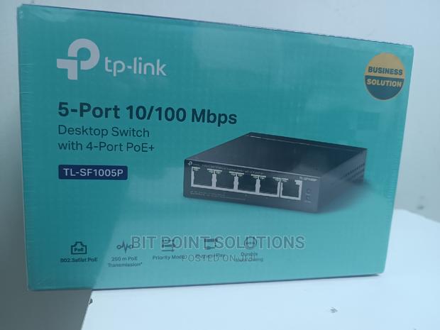 Tp-Link 5-Port 10/100mbps Desktop Switch - TL-SF1005P